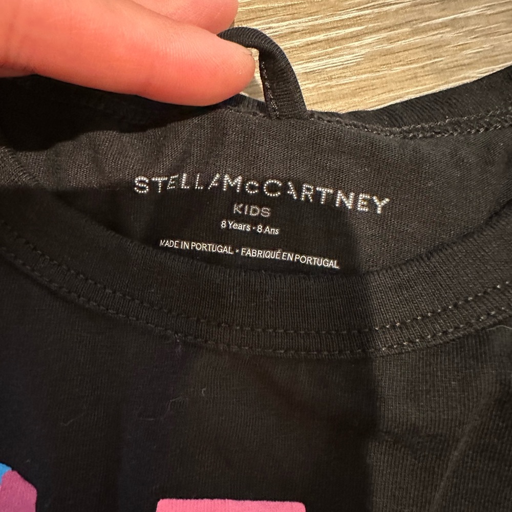 Stella McCartney Girl's Short Sleeve Happiest Tee - Picture 2 of 4